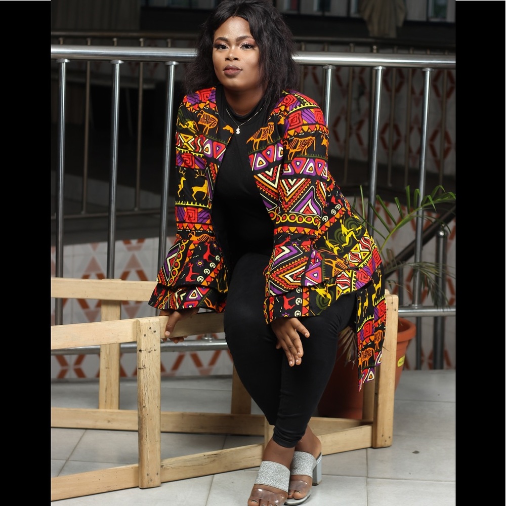 African print jacket